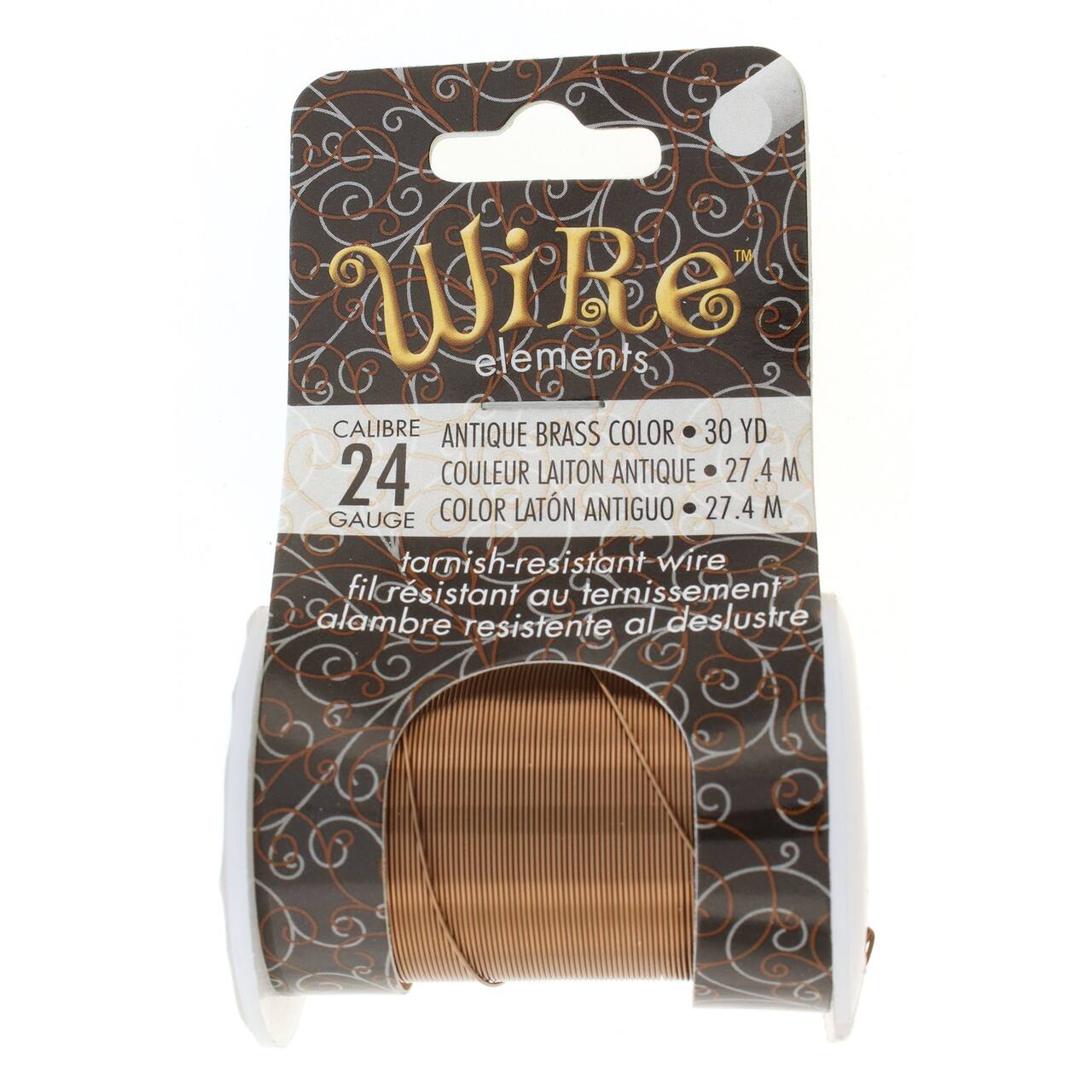 The Beadsmith® Wire™ Elements 24 Gauge Tarnish-Resistant Wire